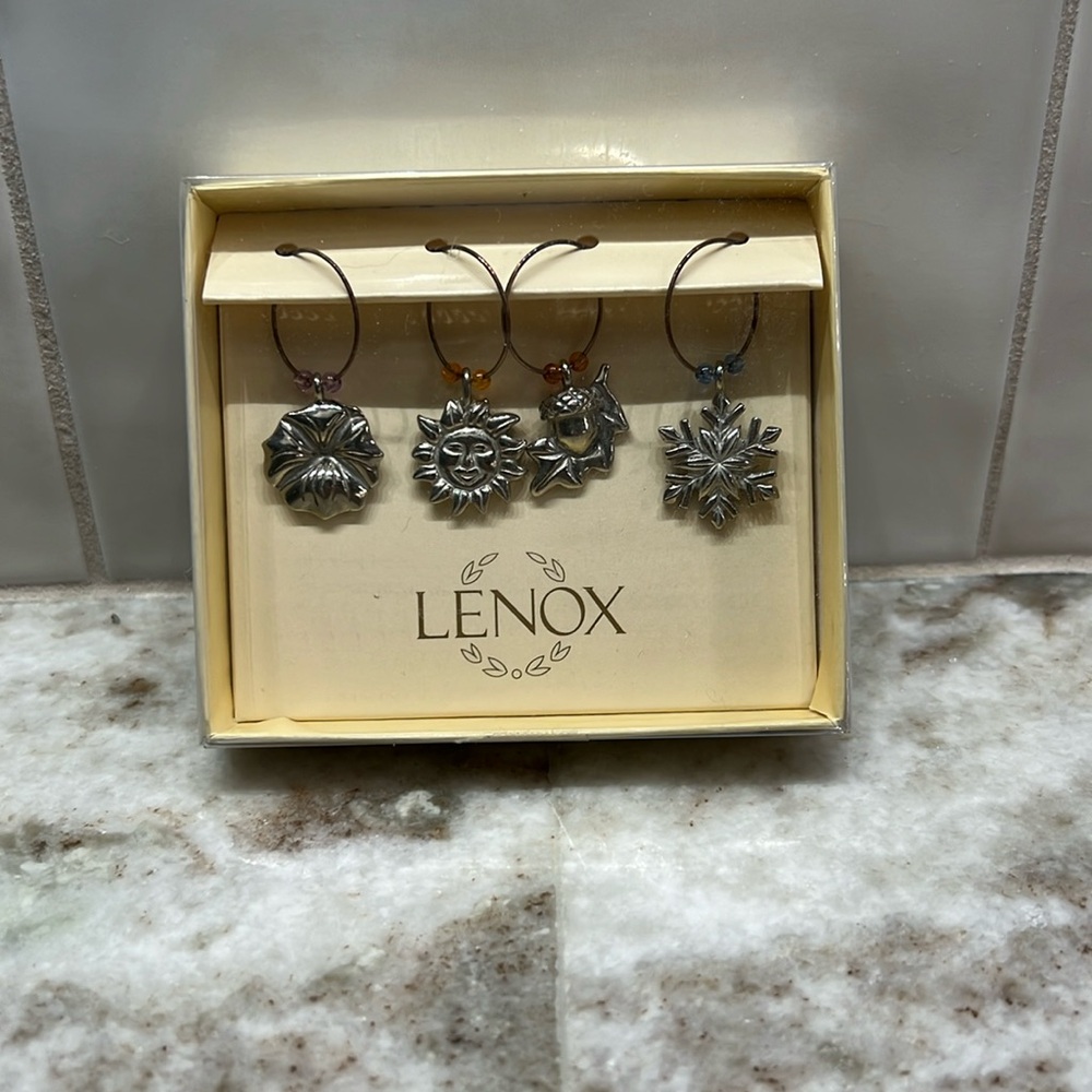 Lenox wine charms